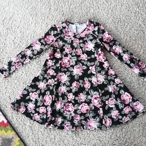 Show Me Your Mumu Floral Black Rose Swing Dress
